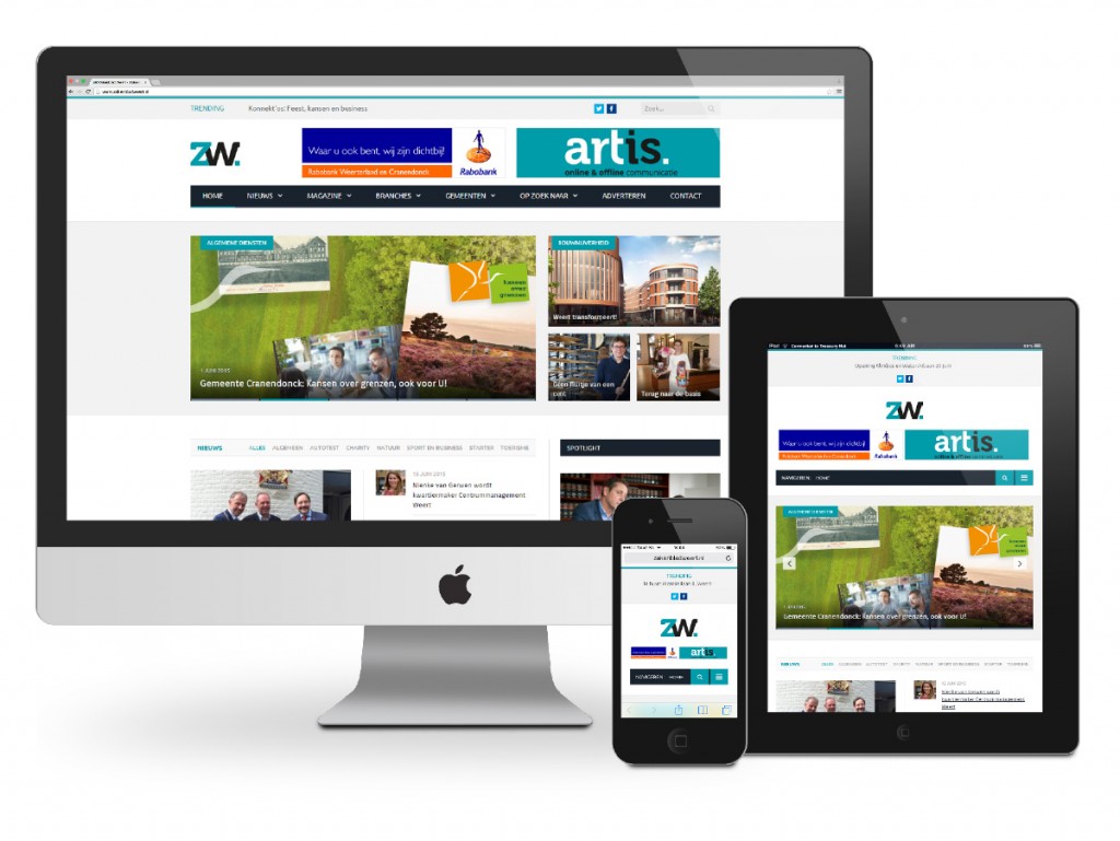 Responsive website Zakenblad Weert